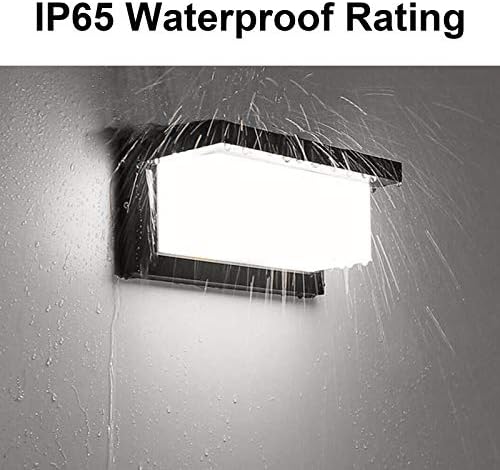 18W LED Outdoor Wall Light with Motion Sensor 6000K IP65 3