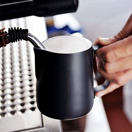 600ml Milk Frothing Jug Coffee Pitcher & Measurement Latte Art Pen 4