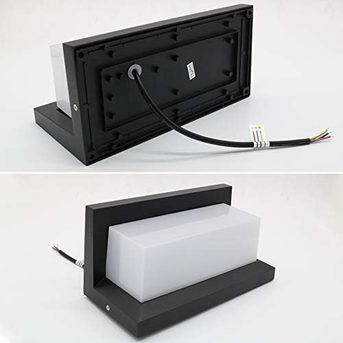 18W LED Outdoor Wall Light with Motion Sensor 3000K IP65 2