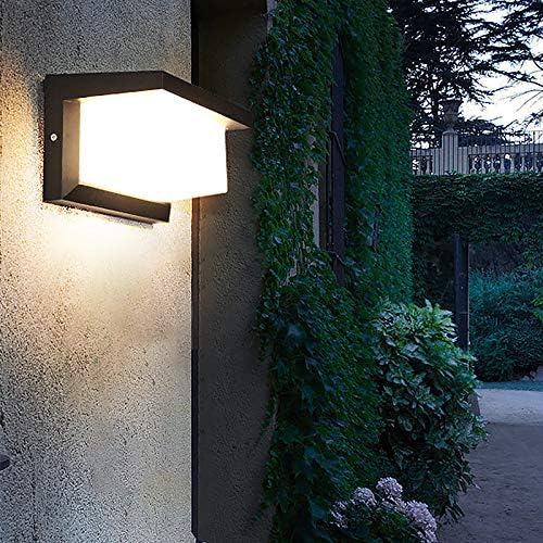 18W LED Outdoor Wall Light with Motion Sensor 3000K IP65 5
