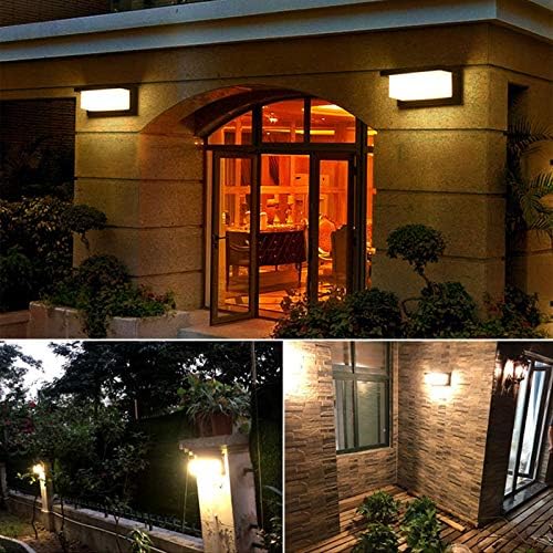 18W LED Outdoor Wall Light with Motion Sensor 3000K IP65 6
