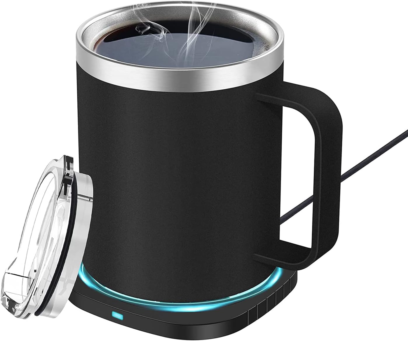 Mug Warmer 300ml USB QI 55°C with 304 Stainless Steel