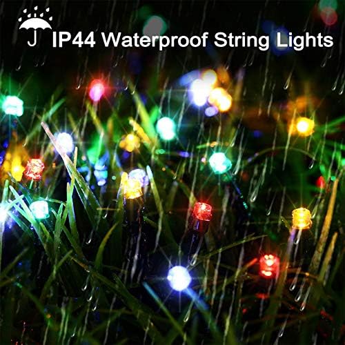 5M 50 LED Solar String Lights Multicolour Waterproof 8 Modes for Garden Patio 3
