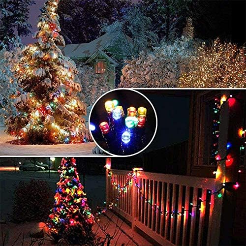 5M 50 LED Solar String Lights Multicolour Waterproof 8 Modes for Garden Patio 5