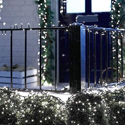 5M 50 LED Solar String Lights Cool White Waterproof 8 Modes for Garden Patio 3
