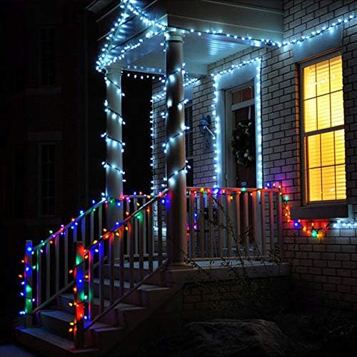 5M 50 LED Solar String Lights Cool White Waterproof 8 Modes for Garden Patio 4