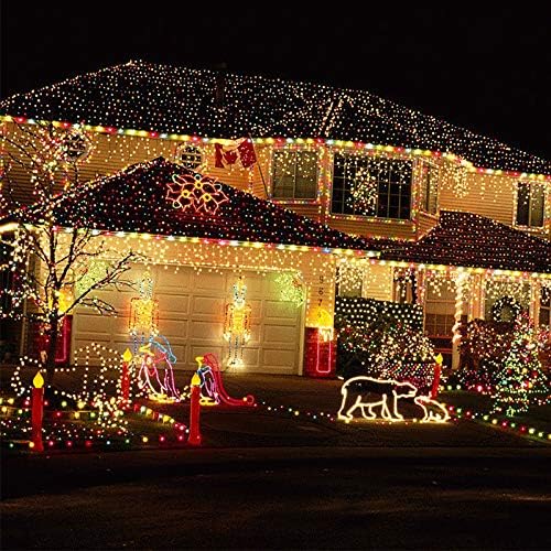 20M 200 LED Solar String Lights Multicolour Waterproof 8 Modes for Garden Patio 3