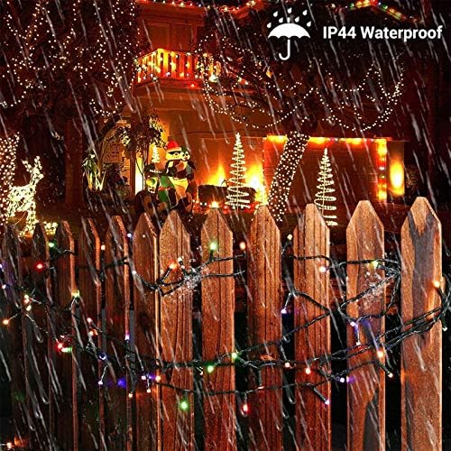 12M 100 LED Solar String Lights Multicolour Waterproof 8 Modes for Garden Patio 3