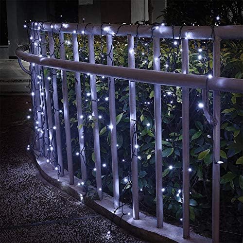 20M 200 LED Solar String Lights Cool White Waterproof 8 Modes for Garden Patio 5