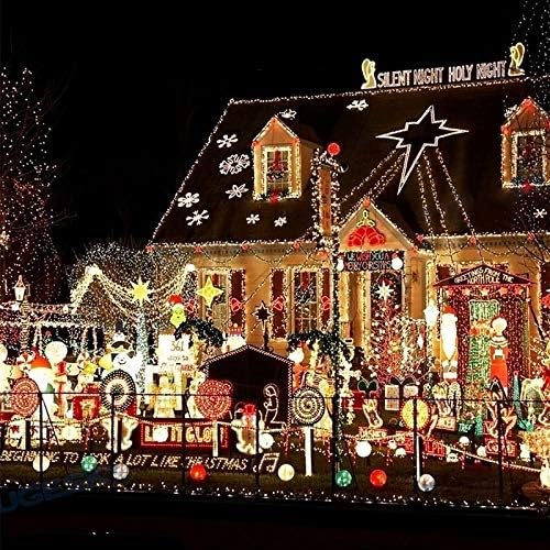 5M 50 LED Solar String Lights Warm White Waterproof 8 Modes for Garden Patio 4