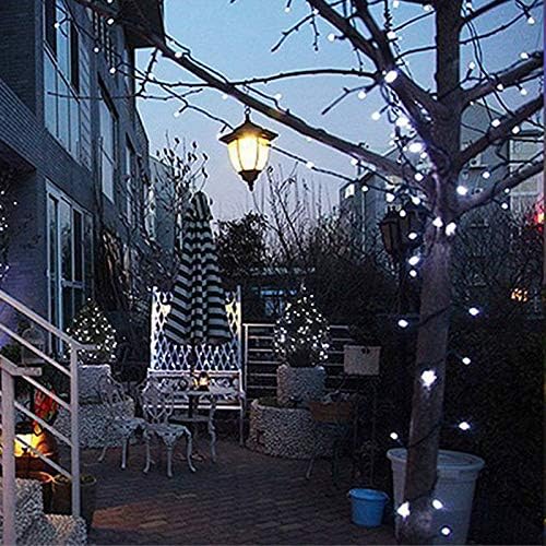 30M 300 LED Solar String Lights Cool White Waterproof 8 Modes for Garden Patio 5