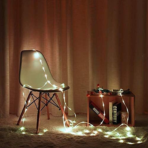 10M 100 LED Solar Rope Lights, White, Waterproof, 8 Modes 2