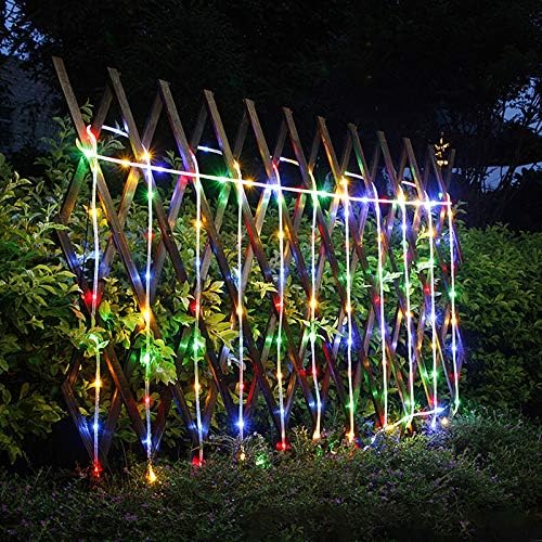 10M 100LED Solar Fairy Rope String Lights Multicoloured Waterproof 8 Modes 3