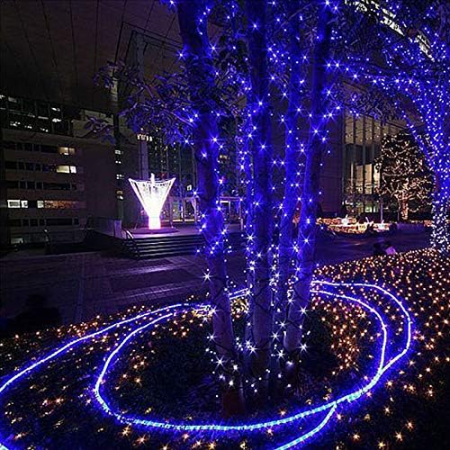 10M 100LED Solar Fairy Rope String Lights Blue Waterproof 8 Modes 3