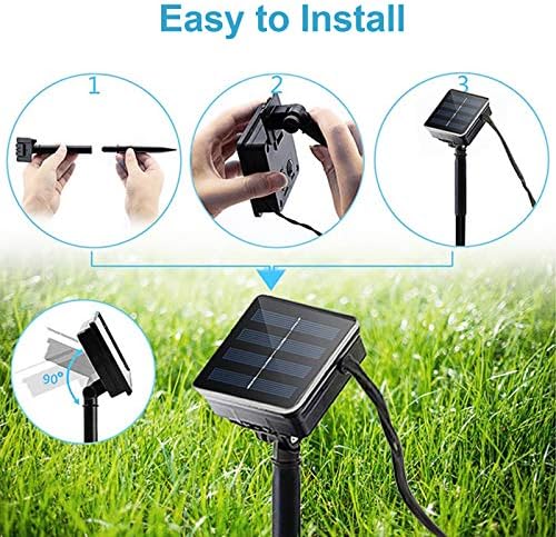 30 LED Solar String Lights Water Drop, Multicolor 7