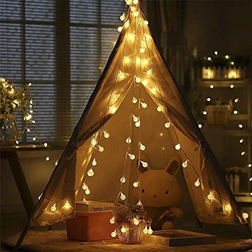 30 LED Solar String Lights Balls, Warm White 4