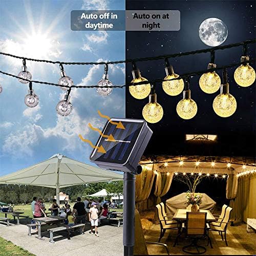 30 LED Solar String Lights Balls, Warm White 7