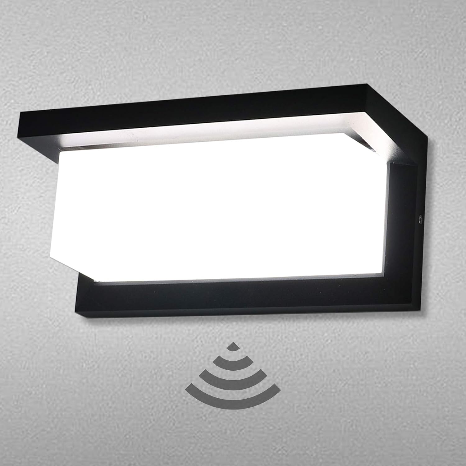 18W LED Outdoor Wall Light with Motion Sensor 6000K