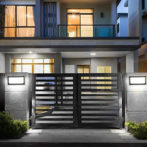 18W LED Outdoor Wall Light with Motion Sensor 6000K 4