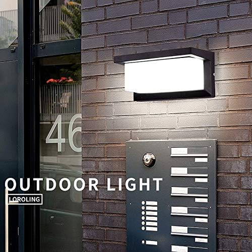 18W LED Outdoor Wall Light with Motion Sensor 6000K 5