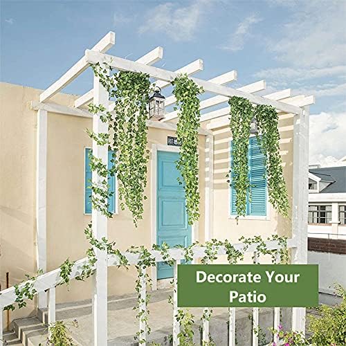 12pcs x 2m Artificial Ivy Plants Garland with 20pcs Cable Ties 4