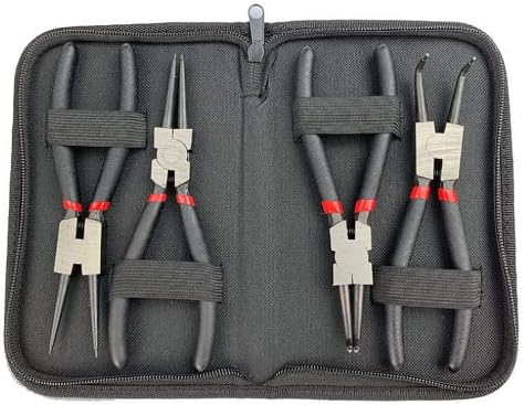 9 Inch Circlip Pliers Set 4 Pcs Internal External Snap Ring Pliers 2