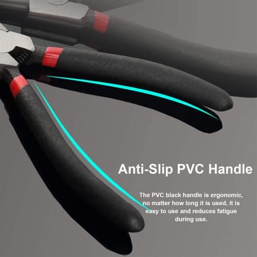9 Inch Circlip Pliers Set 4 Pcs Internal External Snap Ring Pliers 4