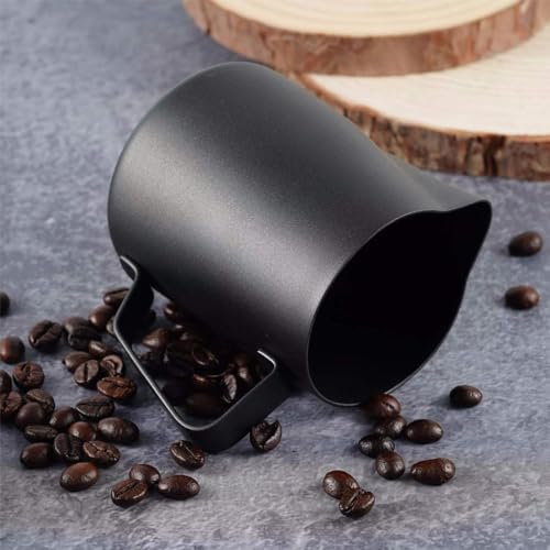 900ml Milk Frothing Jug Coffee Pitcher & Measurement Latte Art Pen 4