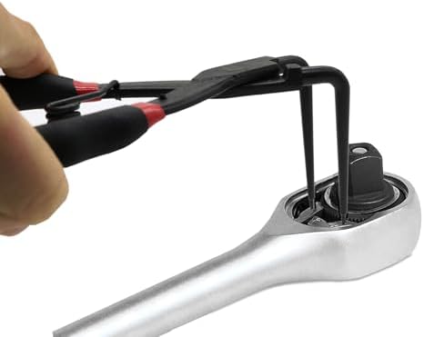 90° Bent Circlip Pliers Long Nose Internal Snap Ring Remover Tool 7