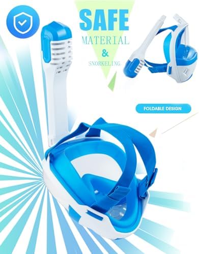 Diving Mask Snorkel Full Mask 180° with Camera Mount 5