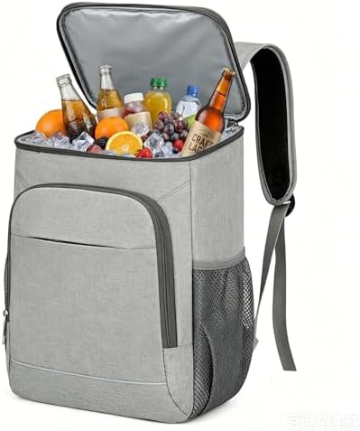 25L Waterproof Insulated Backpack Leakproof Lightweight Cooler Bag
